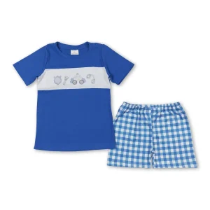 Baby Boys' Police Shirt & Shorts Set