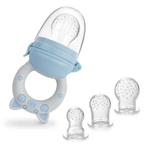 4-Piece Silicone Baby Fruit Feeder Set