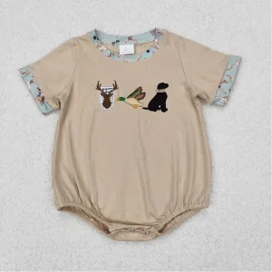 Baby Boys' Hunting Animal Print Romper