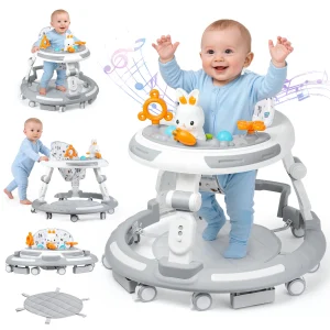 Safety-Enhanced 4-In-1 Grow-With-Me Baby Walker
