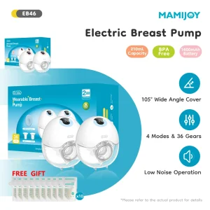 Wearable Electric Breast Pump 2PCS 4Modes & 36Levels Hands