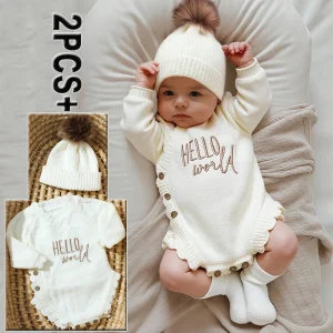 Hello World Knitting Newborn Bubble