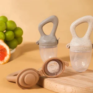 Baby Food Feeder with Easy-Handle Ring& Silicone Mesh Bag