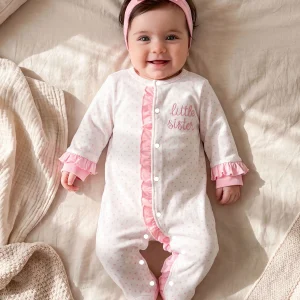 Baby Girl Footed Romper