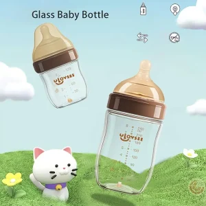 4oz,8oz High Borosilicate Glass Baby Bottles