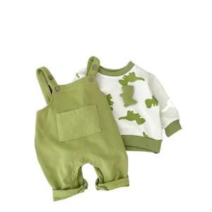 Baby Romper Outfit Infant Cartoon Dinosaur